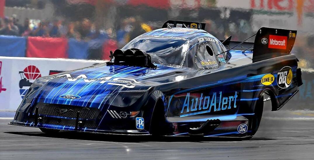 Bob Tasca III qualified seventh, but was eliminated in the first round. Bob Tasca III qualified seventh, but was eliminated in the first round.